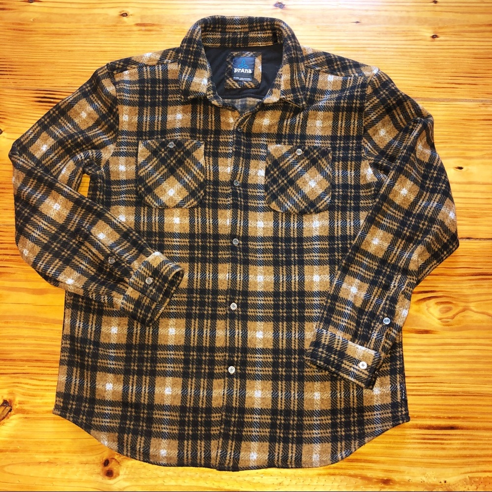 Prana Everton fleece button up shirt jacket sz XL
